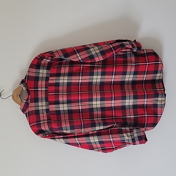 RedHead Red Flannel Button Front Shirt Size Large L - Picture 5 of 5